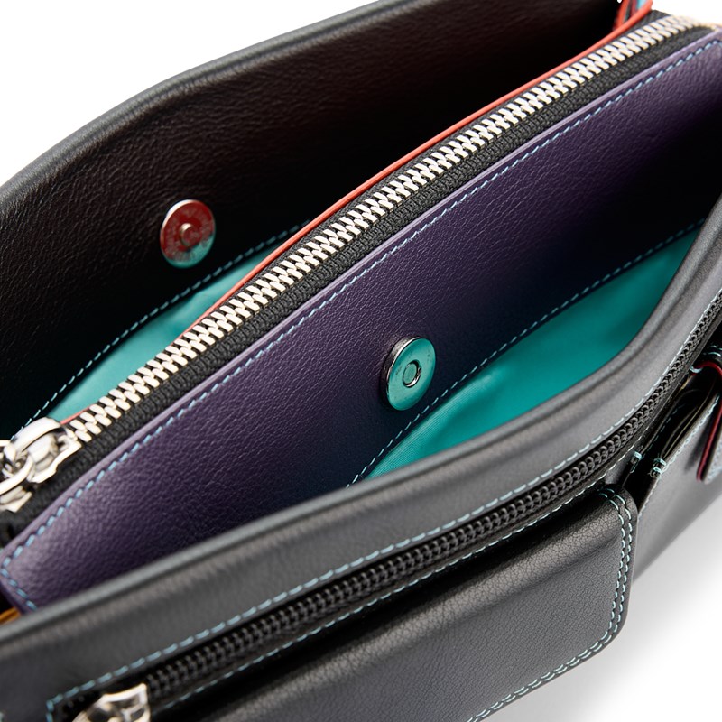 Pia Ries Crossbody Tropical Ovena  Svart 8