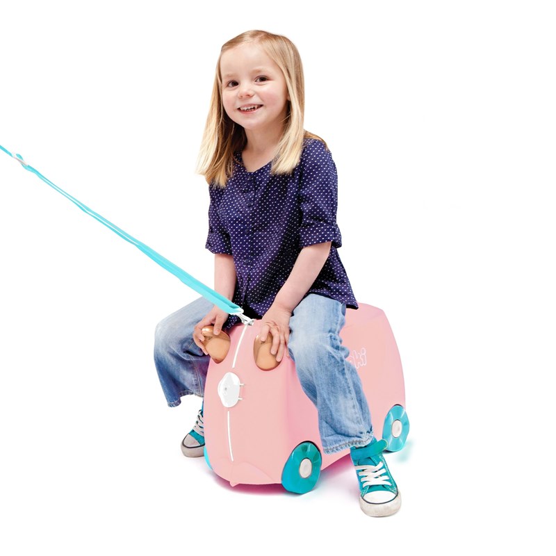 Trunki Børnekuffert med hjul Lyserød 5