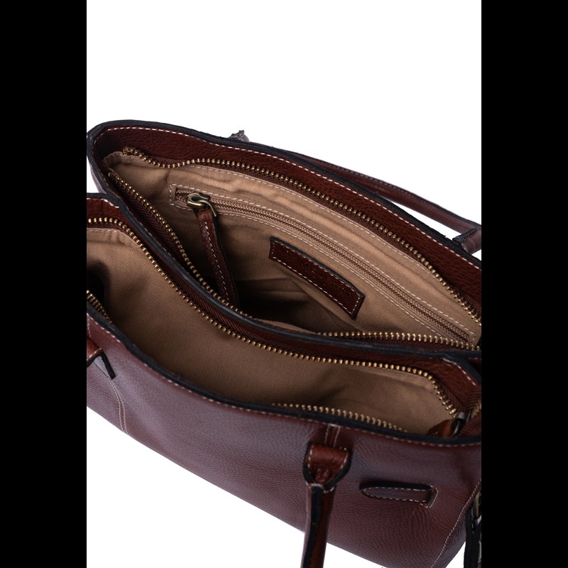 RE:DESIGNED Skuldertaske Nellie Small Cognac 6