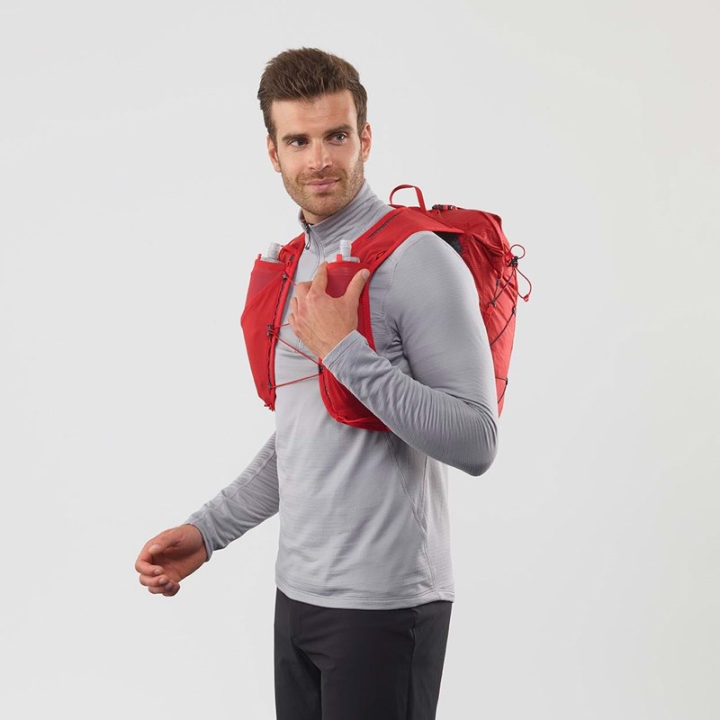 Salomon Løberygsæk XA 15 Rød/grå Str S/M 7