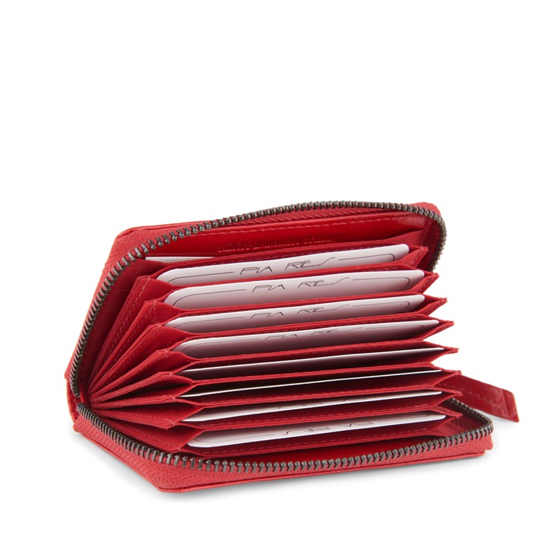 Pia Ries Kortholder Crunch Zip Rød 3