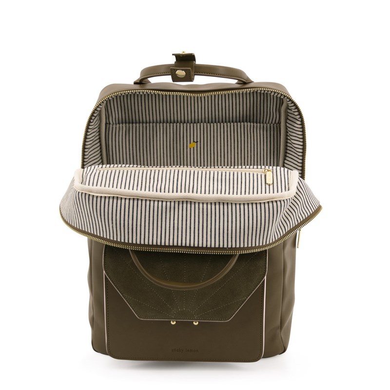 The Sticky Sis Club Rygsæk Ton Sur Ton Oliven 3