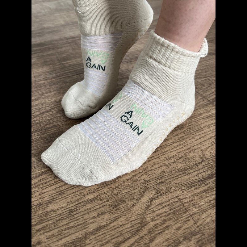 Again Yoga/ Reformer Strumpor Sand Str. 37-39 2