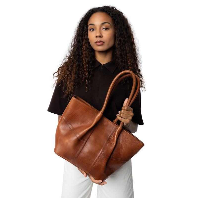 RE:DESIGNED Skuldertaske Mane Small Brun 2