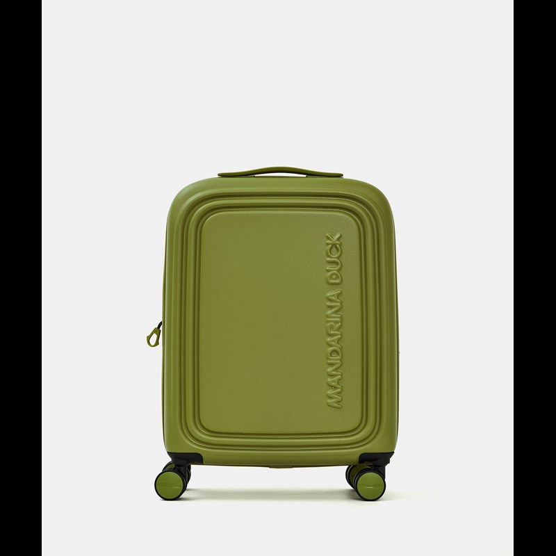 Mandarina Duck Kuffert Logoduck + Oliven Grøn 55 Cm 1
