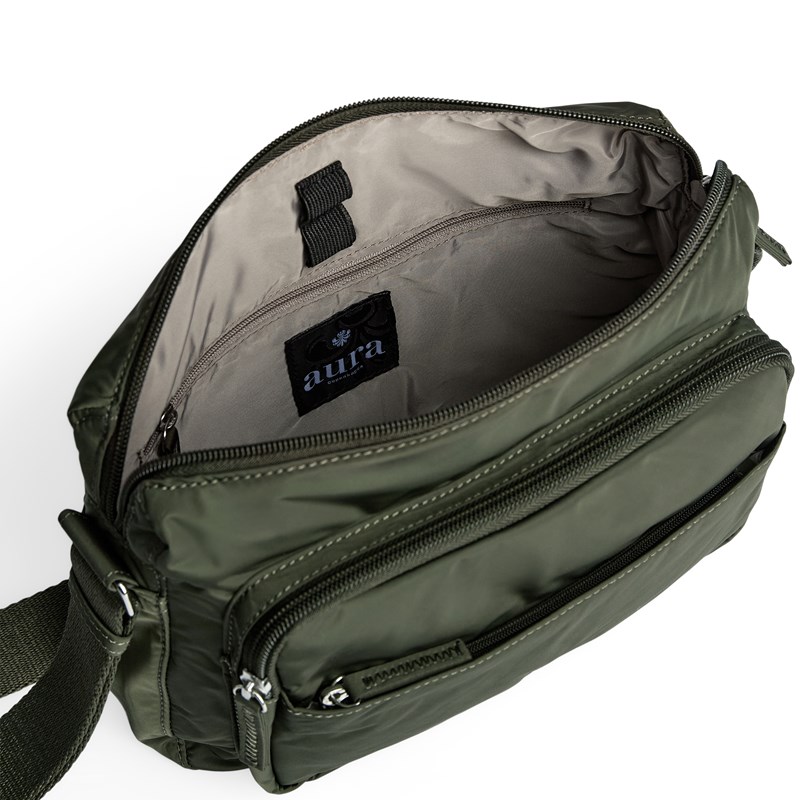 Aura Crossbody Novara Recycled Mörkgrön 6