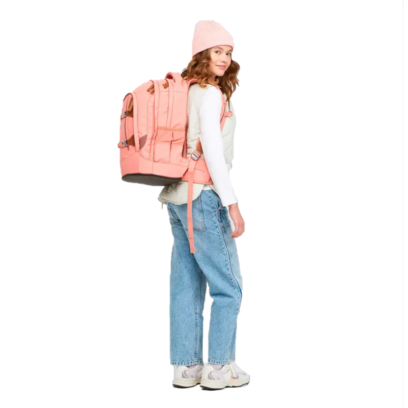 Satch Skoletaske Pack Nordic Coral Koral 2