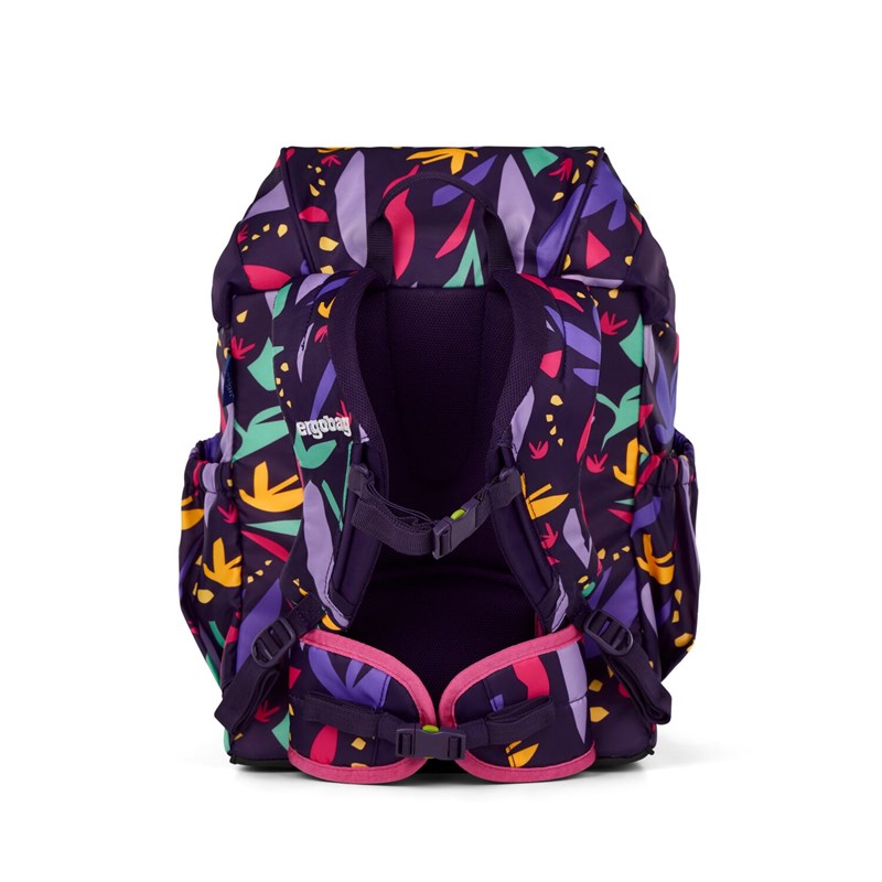 Ergobag Barnryggsäck Mini Jungle Lila blomma 3