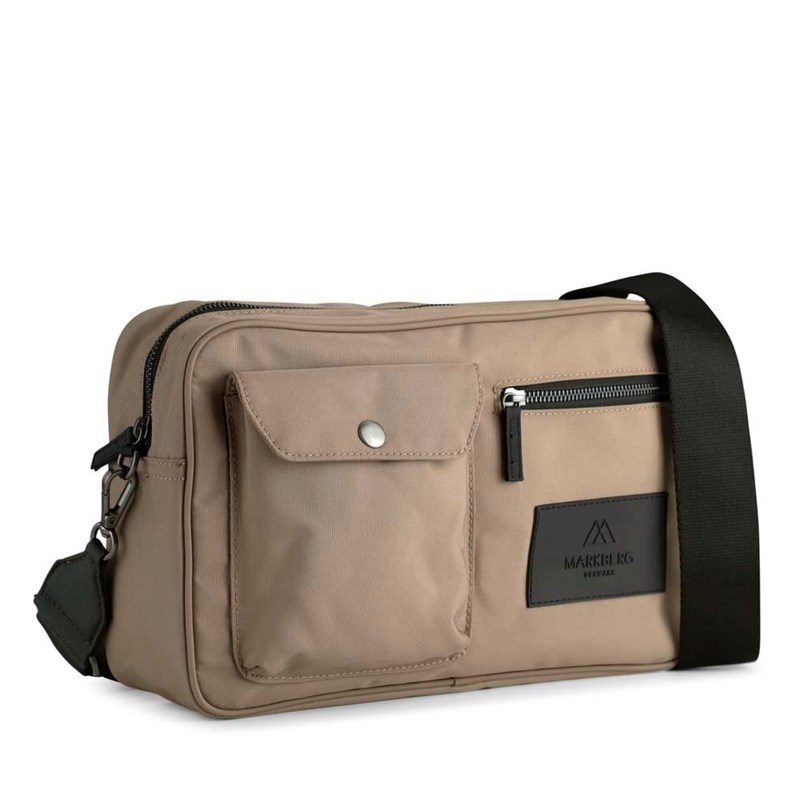 MARKBERG Crossbody Darla Recycled L Brun/Sort 2