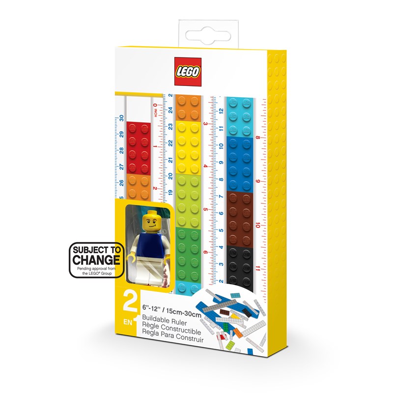 LEGO Bags Lego byggset linjal 28 delar Röv färger 1