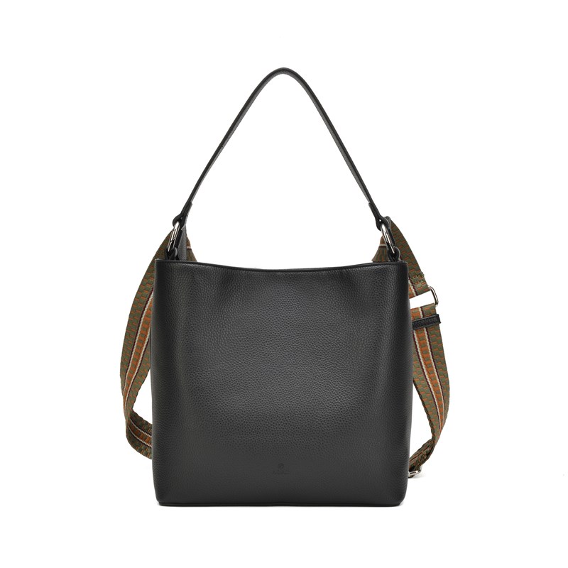 Adax Skuldertaske Lydia Hello I'mVe Sort 1