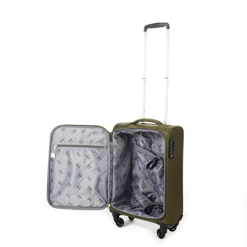 Aries Travel Kuffert Biarritz Oliven Grøn 55 Cm 3