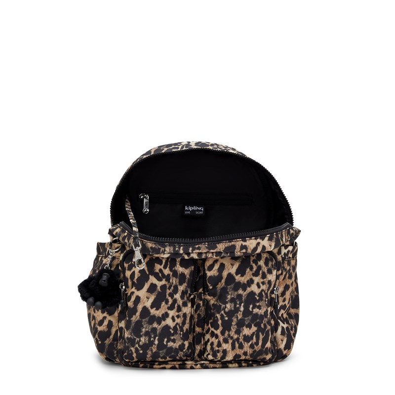 Kipling Rygsæk City pocket Leopard 3