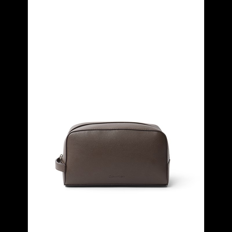 Calvin Klein Toilettaske Micro Pebble Brun 1