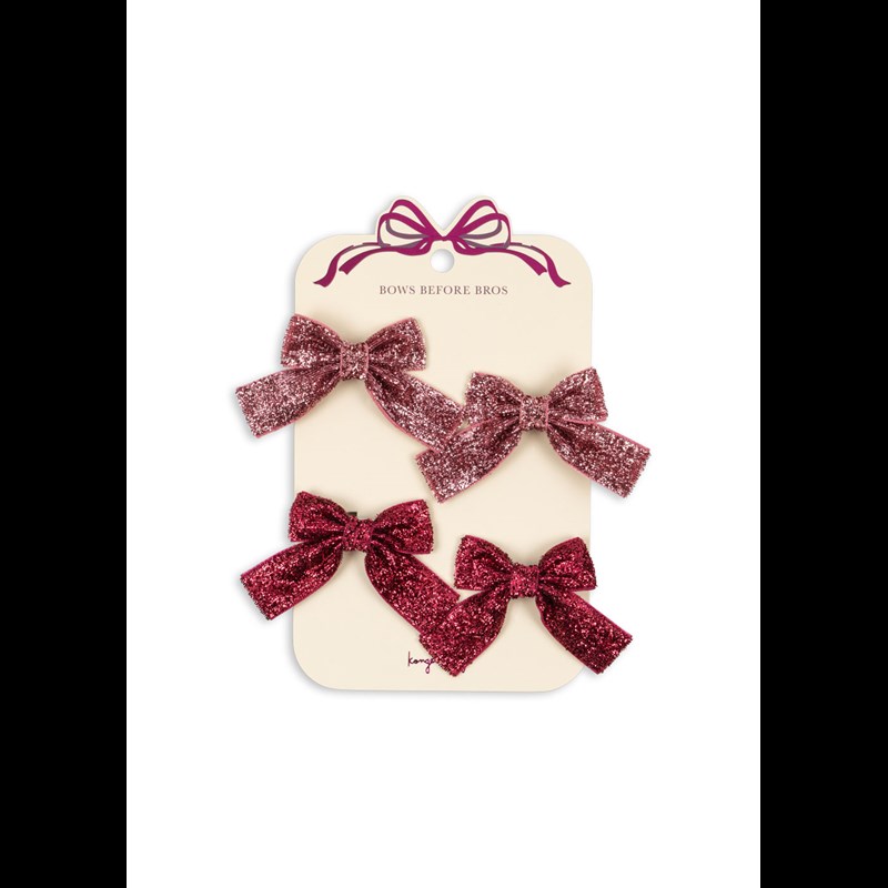 Konges Sløjd Hårspännen 4-pack Rosa 1