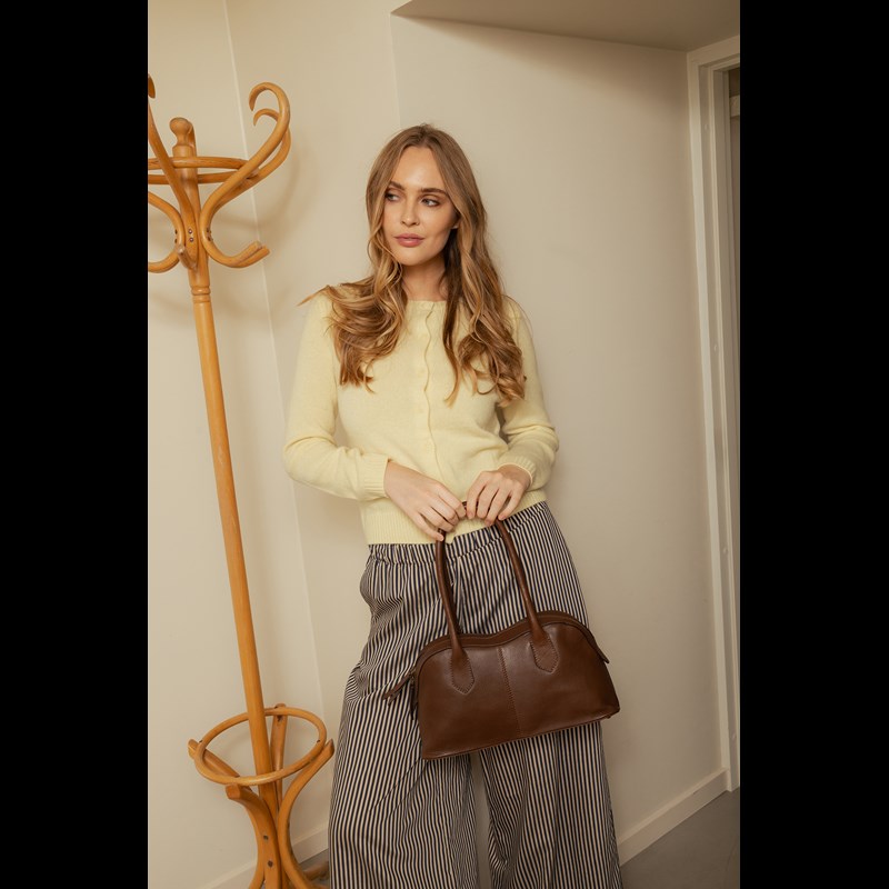 RE:DESIGNED Skuldertaske Nynne Big Brun 3