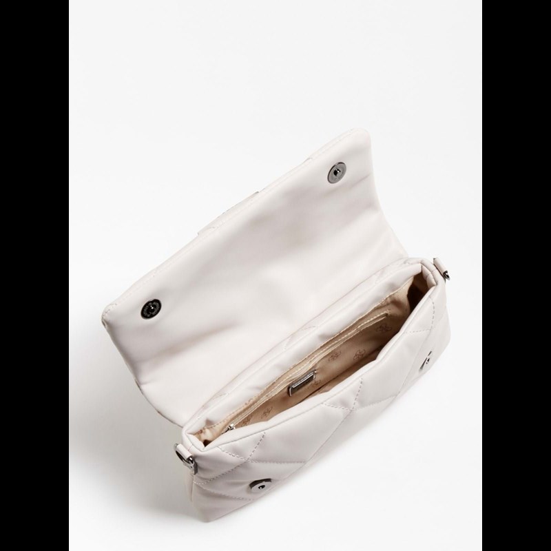 Guess Skuldertaske Brightside Beige/grøn 3