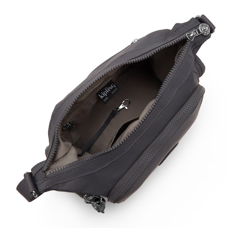 Kipling Crossbody Abanu M Blågrå 3