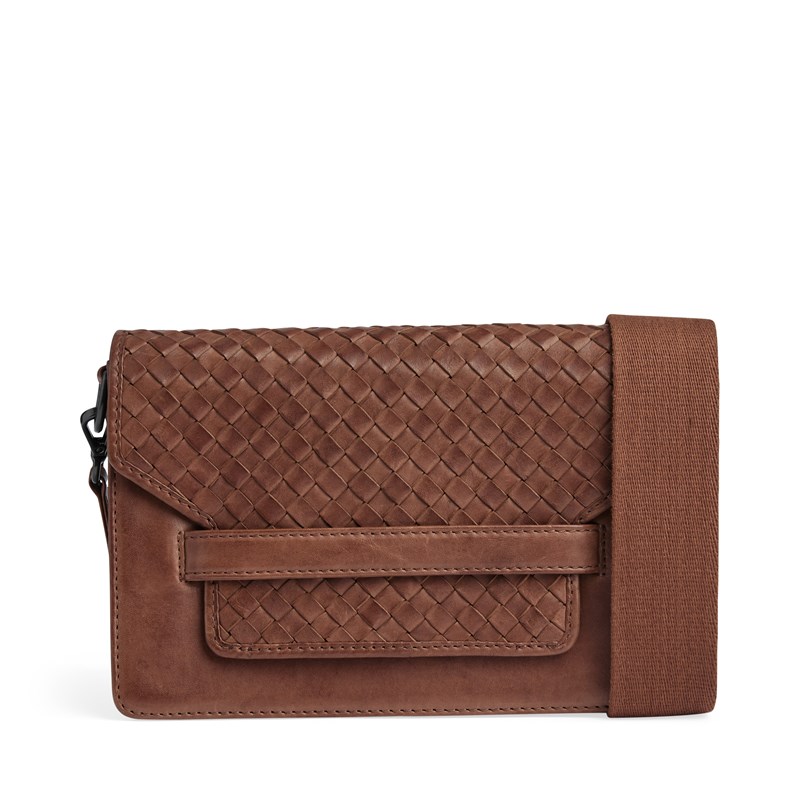 MARKBERG Crossbody Arabellambg Weave Cognac 8
